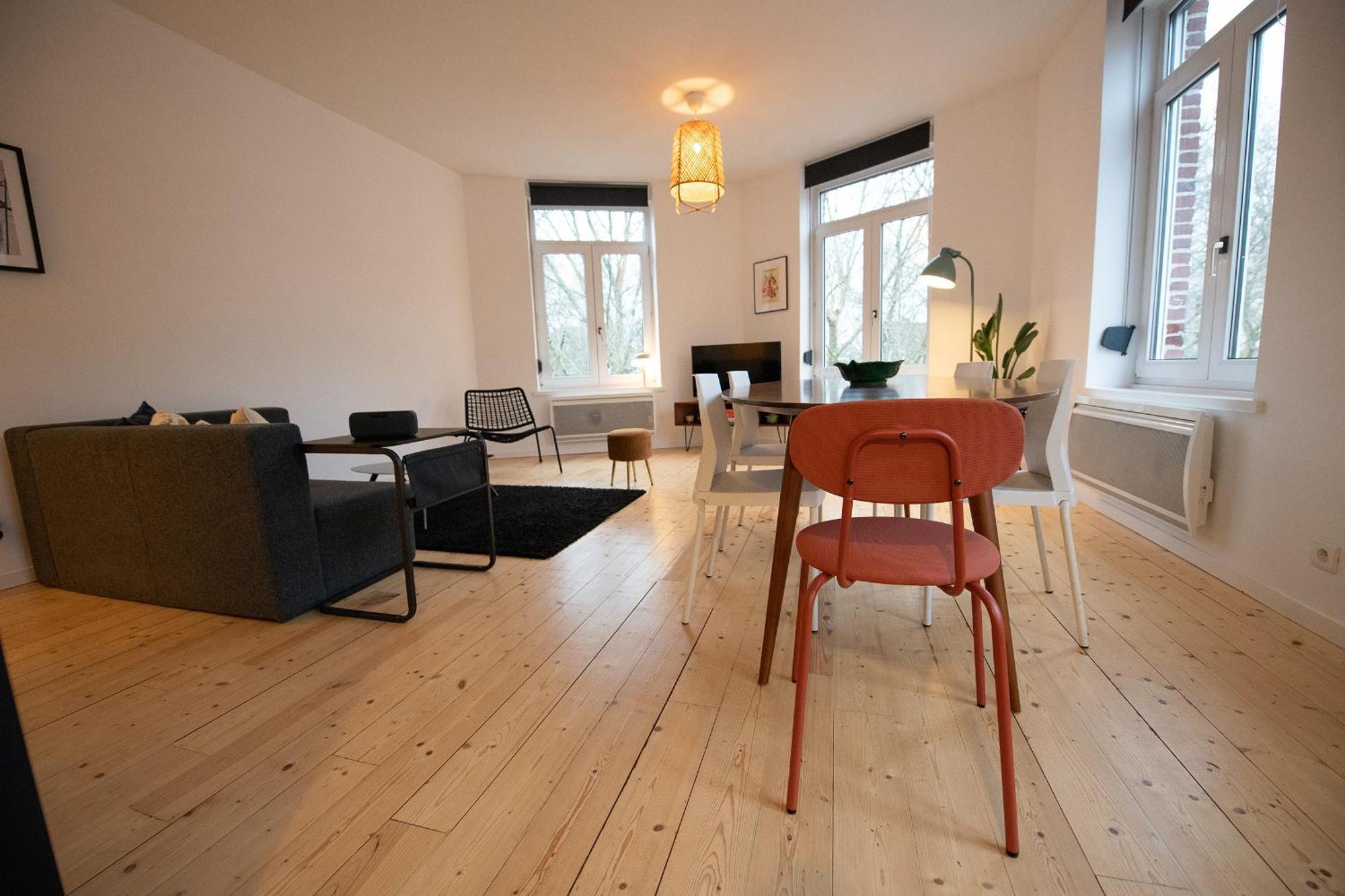 T3 Lumineux Au Coeur De Moulins Garage 2 Places Lille Eksteriør billede